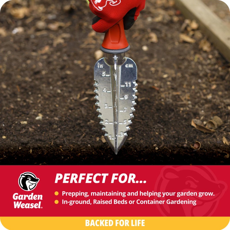 Garden Weasel 3-Piece Hand Tool Combo Set | Trowel, Transplanter and Cultivator | Heavy Duty Lawn and Garden Set, Digging, Planting, and Weeding | 91370-Q - Image 2
